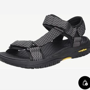 Sketcher Trail Hiking Anti Slip Black and Gray Goodyear Durable Sandals